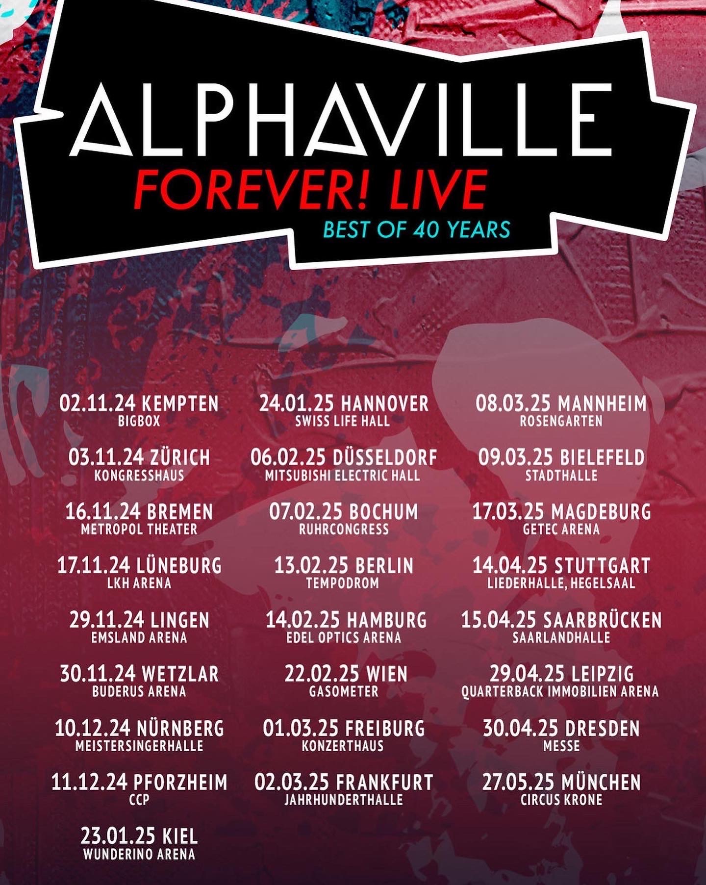 ALPHAVILLE - Forever! LIVE - Best Of 40 Years